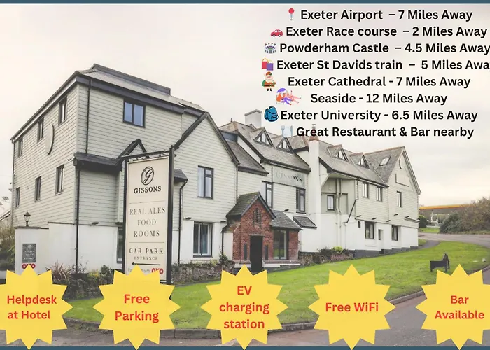 The Gissons Hotel - Exeter Airport & M5 Exminster